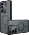 Tok Realme 14X / Realme C75-hoz, MagSafe, ERBORD Matt Case, fekete