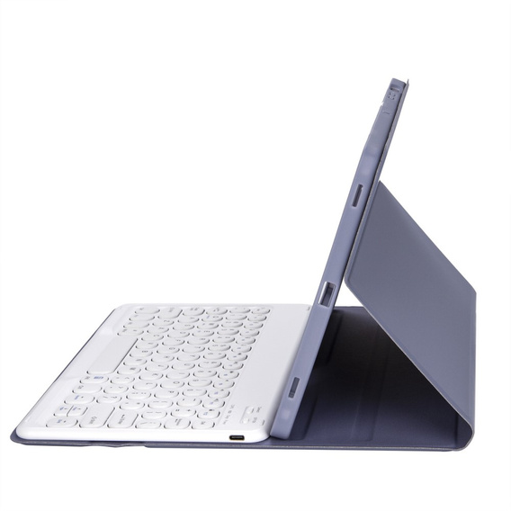 Tok + billentyűzet Galaxy Tab S8 / S7, Pen Slot, lila