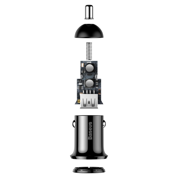 Baseus Grain Pro 2x USB 4,8 A autós töltő USB-táplált eszközökhöz – univerzális