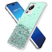 Telefontok a Xiaomi 13 Lite, Glittery, zöld