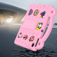 Gyermek tok Lenovo Tab TB311FU, Cute Patterns, állvánnyal, rózsaszín