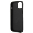 Karl Lagerfeld Telefontok a iPhone 14, Saffiano Karl's Head Patch, ezüst