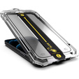 2x edzett üveg iPhone 12 / 12 Pro, ERBORD Easy App Full Screen Protector