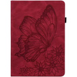 Telefontok a Lenovo Tab M9, Wallet Pen Slot, butterflies, barna