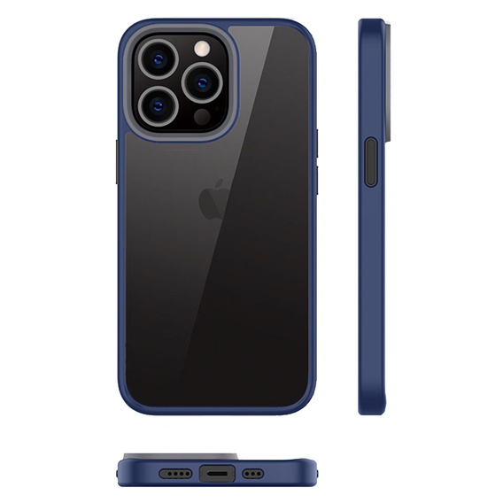 Telefontok a iPhone 13 Pro, ERBORD Hybrid Case, kék