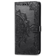 Pattintható tok a Motorola Moto E20/E30/E40, Mandala, fekete
