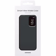 Eredeti Samsung tok a Galaxy S23 FE, S View Wallet Cover, fekete