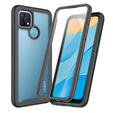 Tok Oppo A15 / A15S készülékhez, Shockproof, fóliával, kék