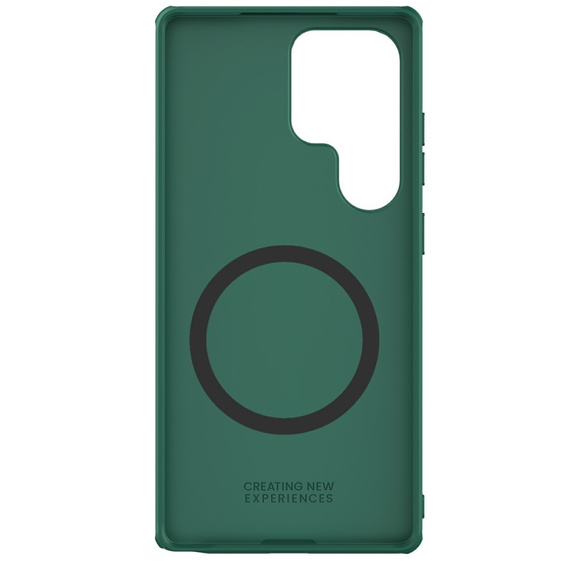 NILLKIN tok Samsung Galaxy S25 Ultra, Frosted Shield, MagSafe, zöld