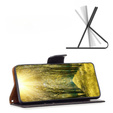 Pattintható tok a Samsung Galaxy A54 5G, Wallet Litchi Magnet, fekete