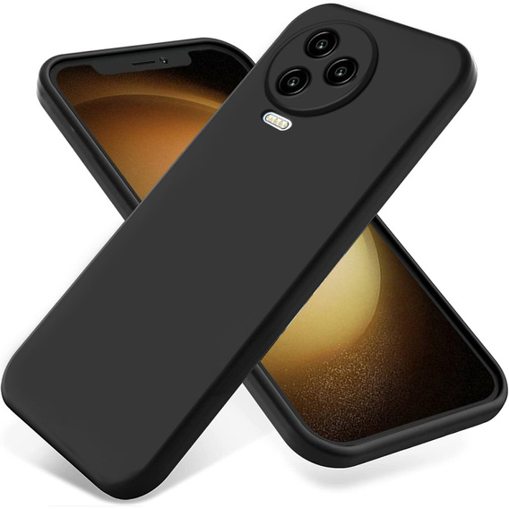 Telefontok a Infinix Note 12 Pro 4G / Note 12 2023, Silicone Lite, fekete