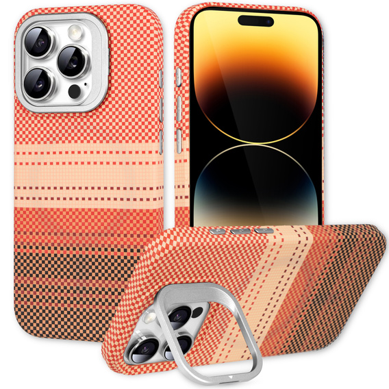 Tok iPhone 14 Pro Max készülékhez, Frame Kickstand, MagSafe, Sunset Orange