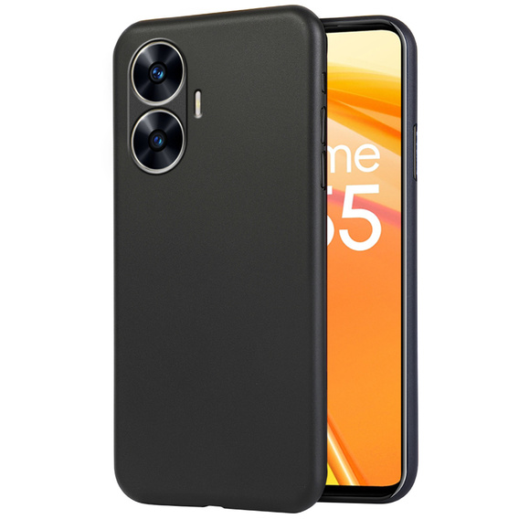 Vékony tok a Realme C55, Slim, fekete