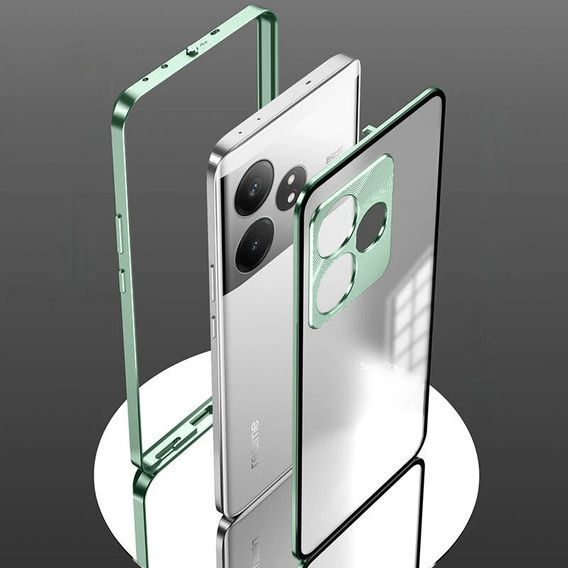 Tok az Realme GT 6 / 6T, Frame Case, zöld