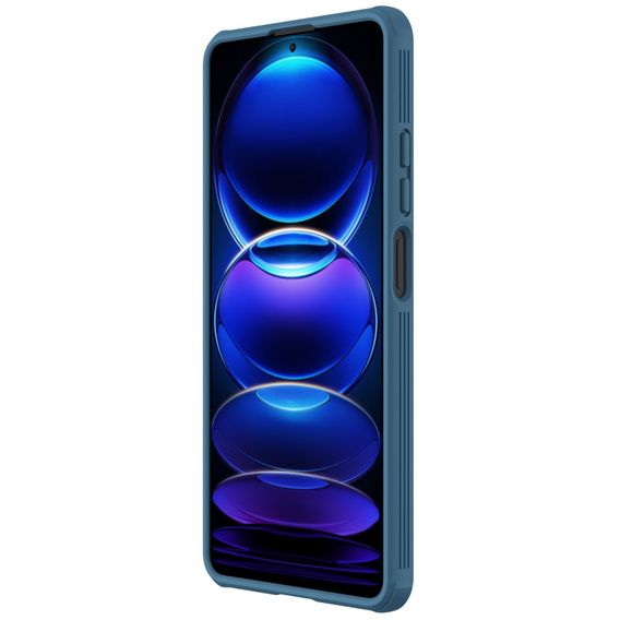 Tok Xiaomi Poco X5 Pro 5G, páncélozott Nillkin, CamShield Pro, kék