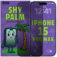 Shy Palm Privacy edzett üveg iPhone 15 Pro Max-hez