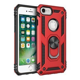 Páncélozott telefontok a iPhone 6/6S/7/8/SE 2020/SE 2022, Nox Case Ring, piros