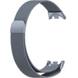 Milánói karkötő szíj tokkal a Xiaomi Smart Band 10 / 9 / 8, szürke