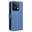 Pattintható tok a Xiaomi Redmi Note 13 5G, Wallet Smart Magnet, kék