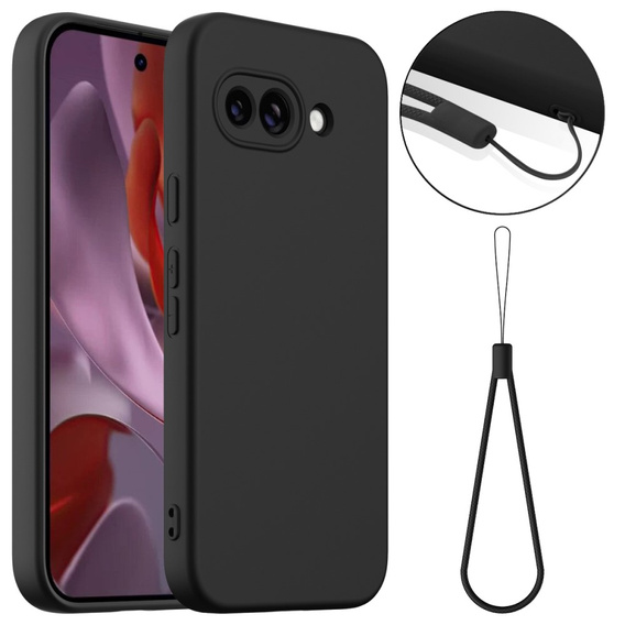 Telefontok a Google Pixel 9A, Silicone MagSafe, fekete