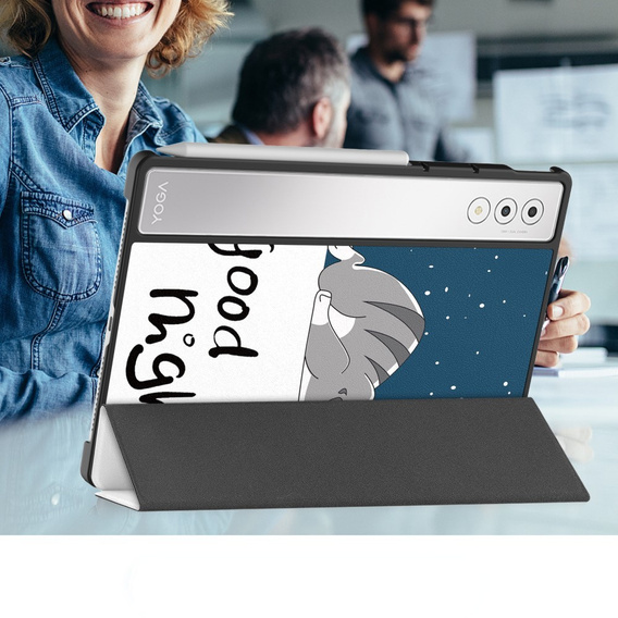 Tok Lenovo Yoga Tab Plus, Smartcase, cat