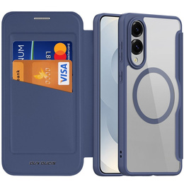 Dux Ducis Telefontok a Samsung Galaxy S25 Edge, Skin X Pro, MagSafe, sötétkék