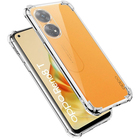Telefontok a Oppo Reno8 T, Dropproof, átlátszó