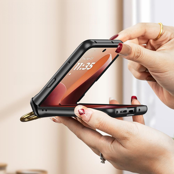 Tok állvánnyal és zsanérvédelemmel a Motorola Razr 60 Ultra 5G készülékhez