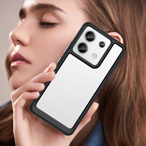 Telefontok a Xiaomi Redmi Note 13 Pro 5G, Fusion Hybrid, átlátszó / fekete