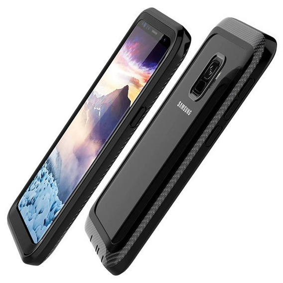 Tok Samsung Galaxy S9 készülékhez, Shockproof, fóliával, kék