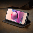 CASEME tok Xiaomi Redmi Note 10 / 10S, Leather Wallet Case, bordó
