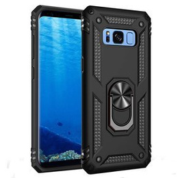 Páncélozott telefontok a Samsung Galaxy S8 Plus, Nox Case Ring, fekete