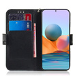Pattintható tok a Xiaomi Redmi Note 10 Pro, Wallet, kék