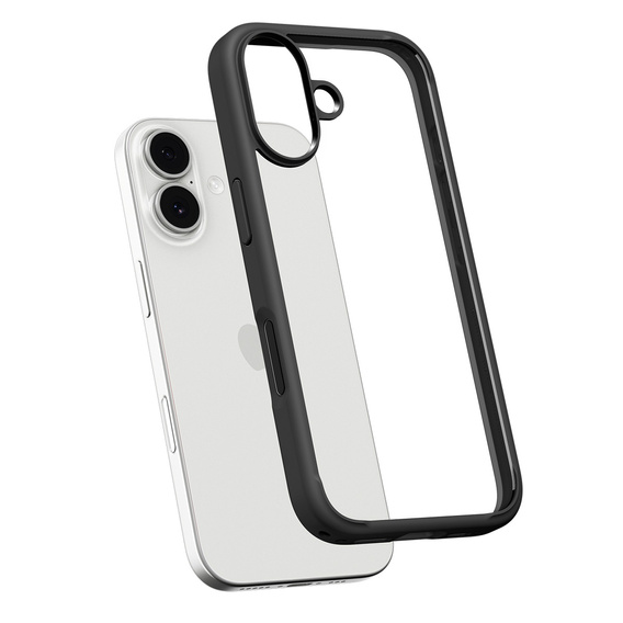 Spigen Ultra hibrid tok iPhone 17 készülékhez, matt fekete