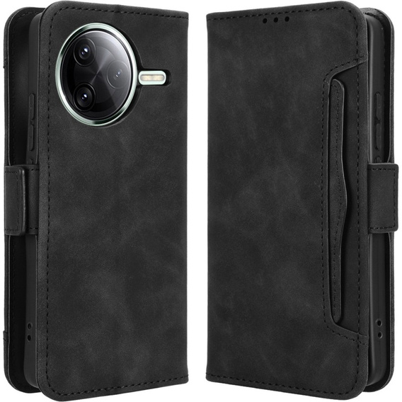 Pattintható tok a Xiaomi Poco F7 Ultra, Card Slot, fekete