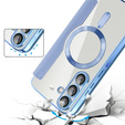 Pattintható tok a Samsung Galaxy A56, RFID Wallet MagSafe CamShield, kék