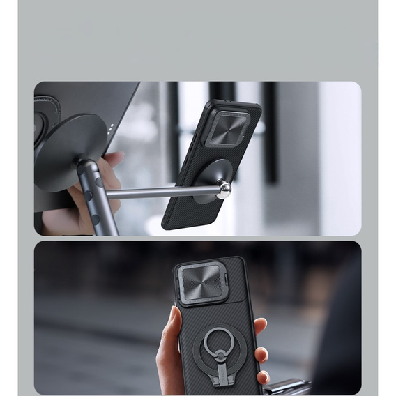 Nillkin páncélozott tok Xiaomi Poco F6 Pro a készülékhez, CamShield Prop, Magsafe, fekete