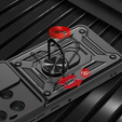Páncélozott tok Motorola Moto G56 5G, CamShield Slide, kék