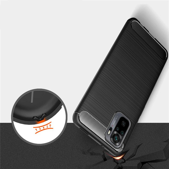 Telefontok a Xiaomi Redmi Note 10 / 10S, Carbon, fekete