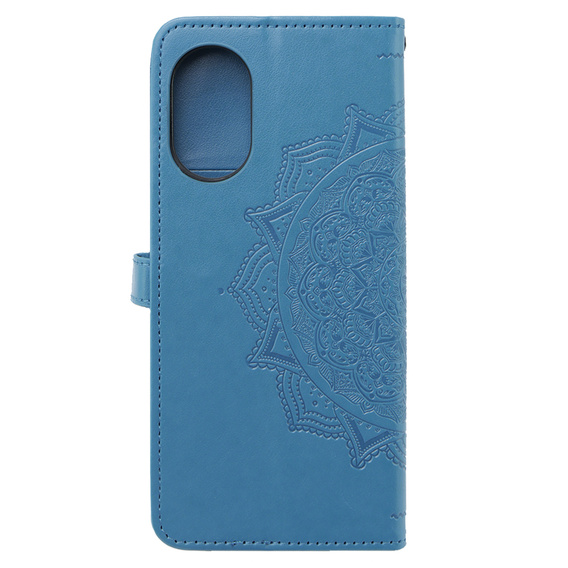 Pattintható tok a Oppo A38 4G / Oppo A18 4G, Mandala, kék