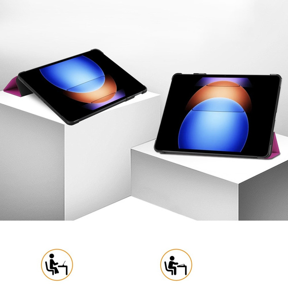 Tok Xiaomi Pad 6S Pro 12.4, Smartcase, lila