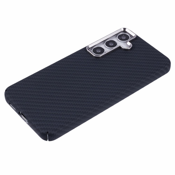 Tok Samsung Galaxy S25+ Plus, Carbon Fiber MagSafe, fekete
