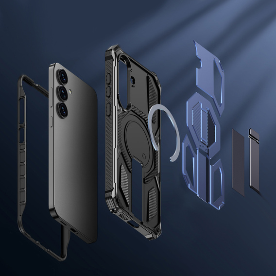 MagSafe-kompatibilis védőtok állvánnyal a Samsung Galaxy S25 FE készülékhez