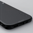 NILLKIN tok Iphone 16E, Frosted Shield, MagSafe, fekete