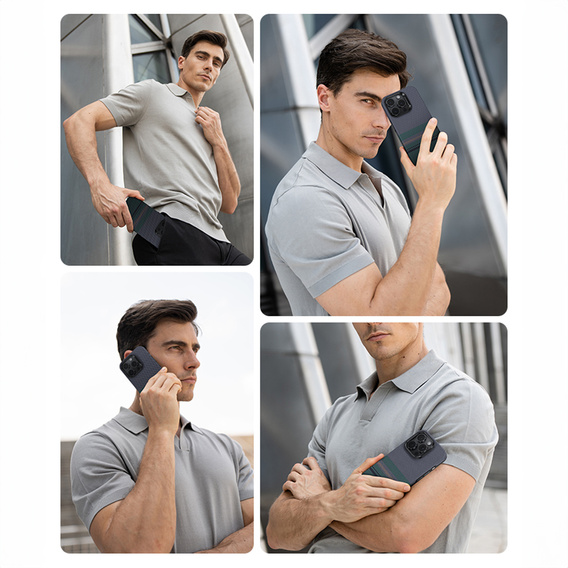 BENKS Kevlar Magnetic Armor Pro Aurora 600D BC66 tok MagSafe-hez iPhone 16 Pro Max készülékekhez