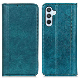 Telefontok a Samsung Galaxy A55 5G, Wallet Litchi Leather, zöld