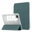 Tok Apple iPad Pro 13" 7 gen. 2024 (A2925, Smartcase Hybrid, tolltartó résszel, zöld