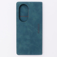 Telefontok a Oppo Reno 10 / 10 Pro, ERBORD Vintage, pénztárca patenttal, kék