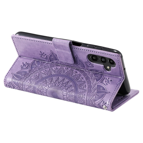 Pattintható tok a Samsung Galaxy A05s 4G, Mandala, kék