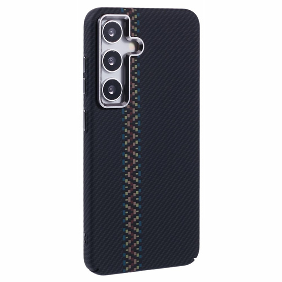 Tok Samsung S25+ Plus, Carbon Fiber MagSafe, fekete